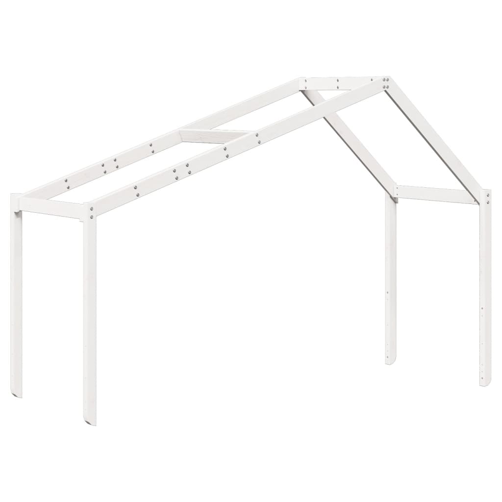 Kinderbedhuisje 213X85,5X144,5 Cm Massief Grenenhout
