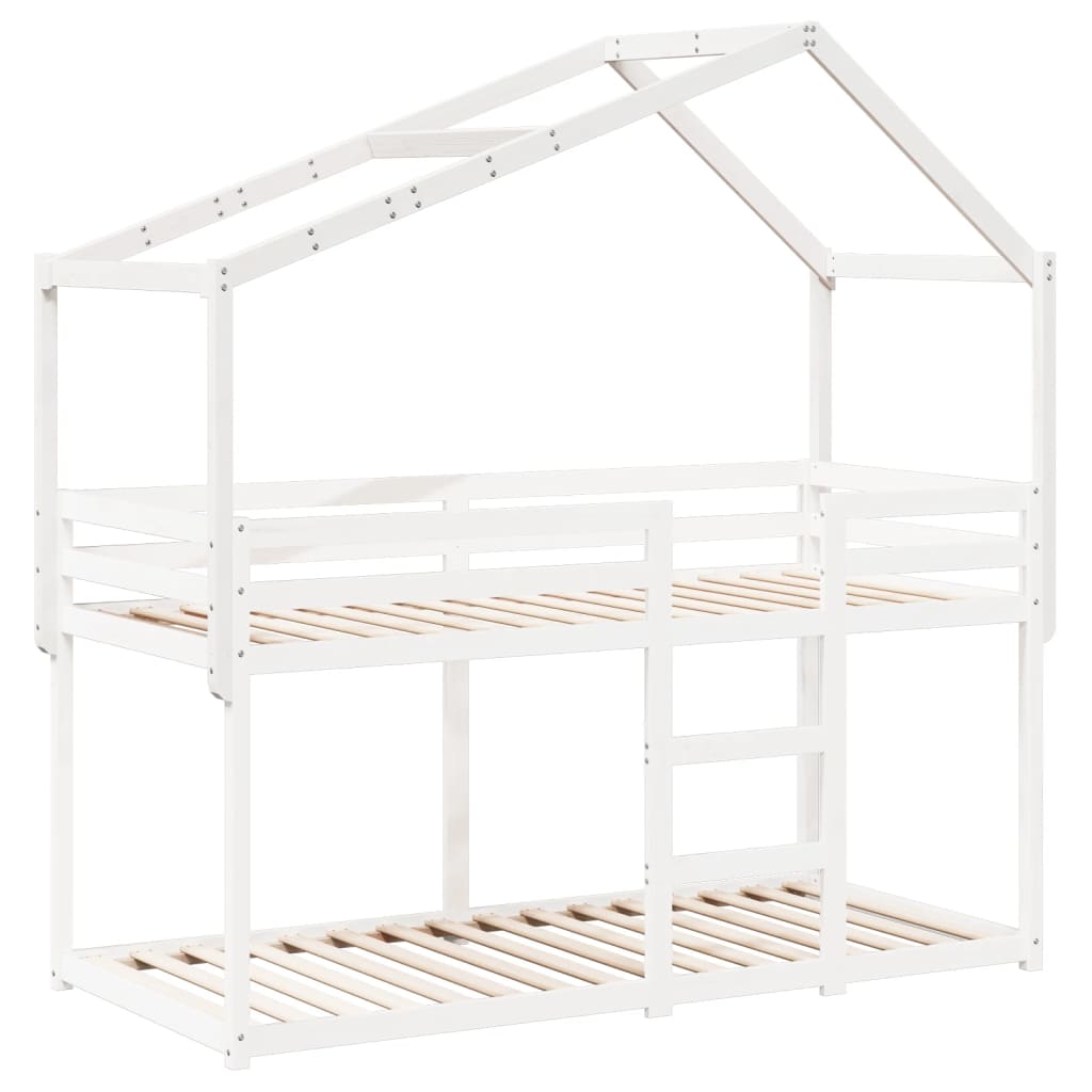 Kinderbedhuisje 213X85,5X144,5 Cm Massief Grenenhout