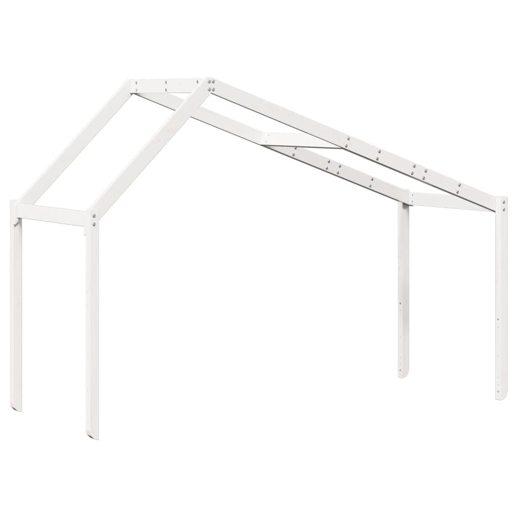 Kinderbedhuisje 213X85,5X144,5 Cm Massief Grenenhout