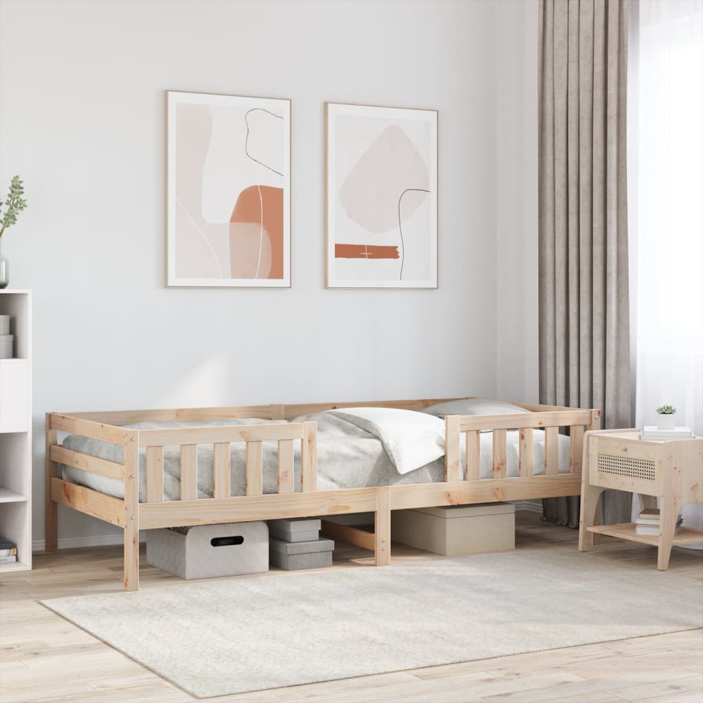 Bedframe Zonder Matras Massief Grenenhout