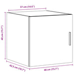 Wandkast 40X42,5X40 Cm Bewerkt Hout