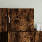 Wandkast 45X42,5X40 Cm Bewerkt Hout Kleurig