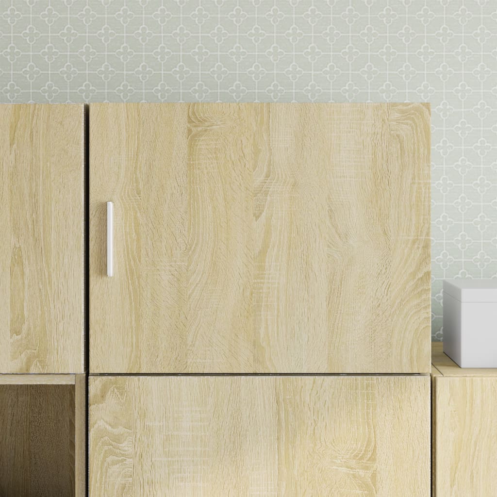 Wandkast 50X42,5X40 Cm Bewerkt Hout Kleurig