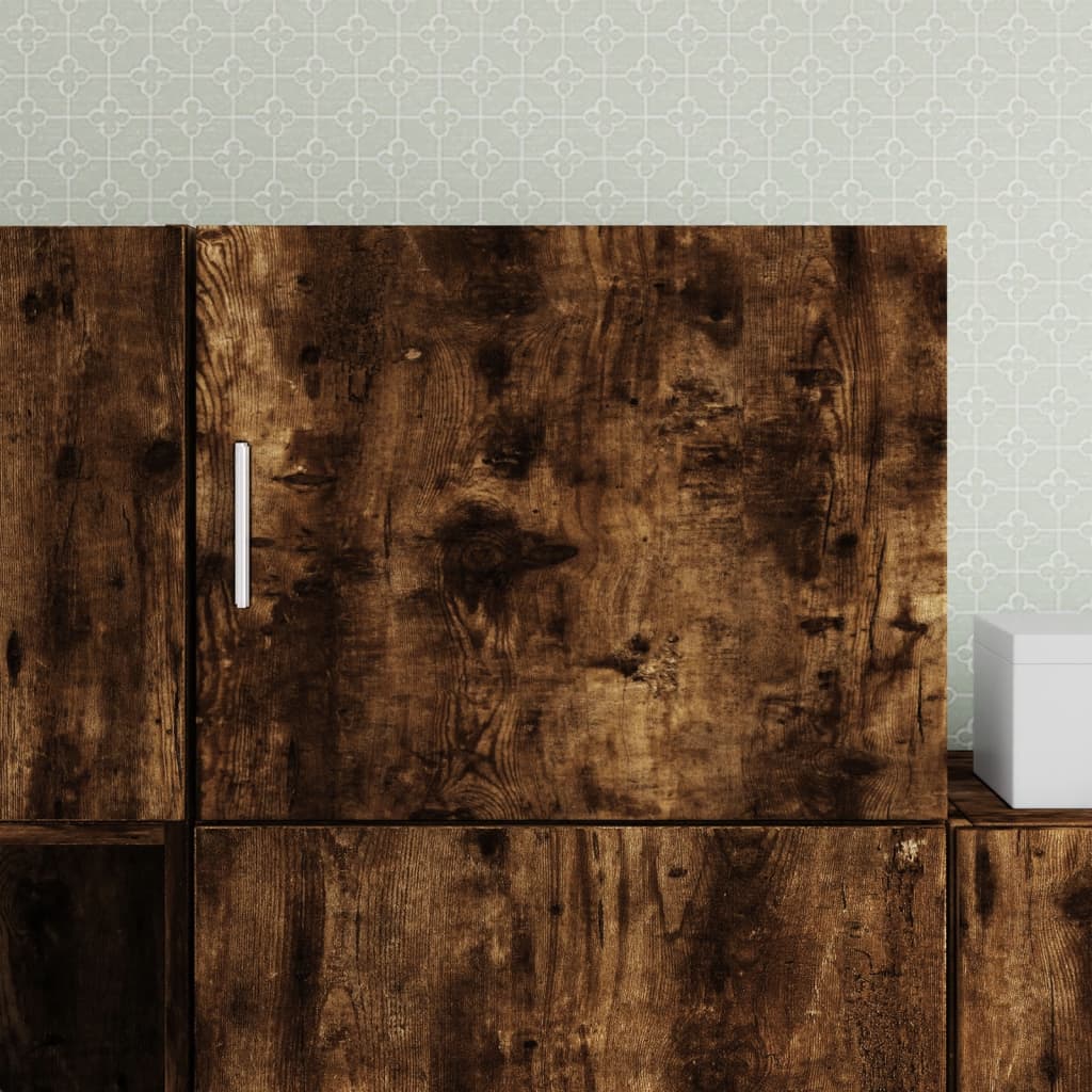 Wandkast 50X42,5X40 Cm Bewerkt Hout Kleurig