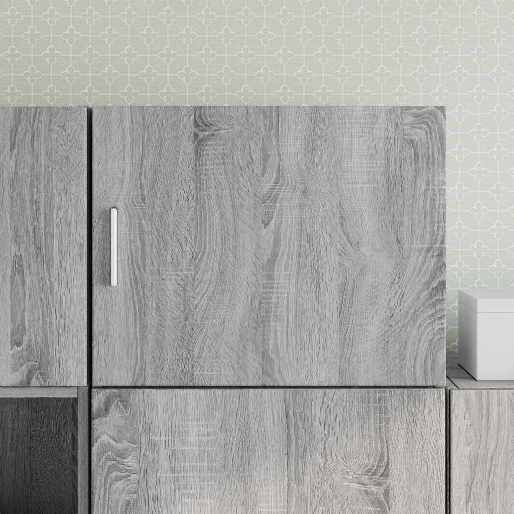 Wandkast 50X42,5X40 Cm Bewerkt Hout Kleurig