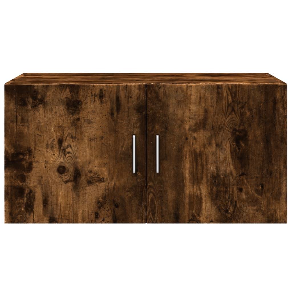 Wandkast 80X42,5X40 Cm Bewerkt Hout Kleurig