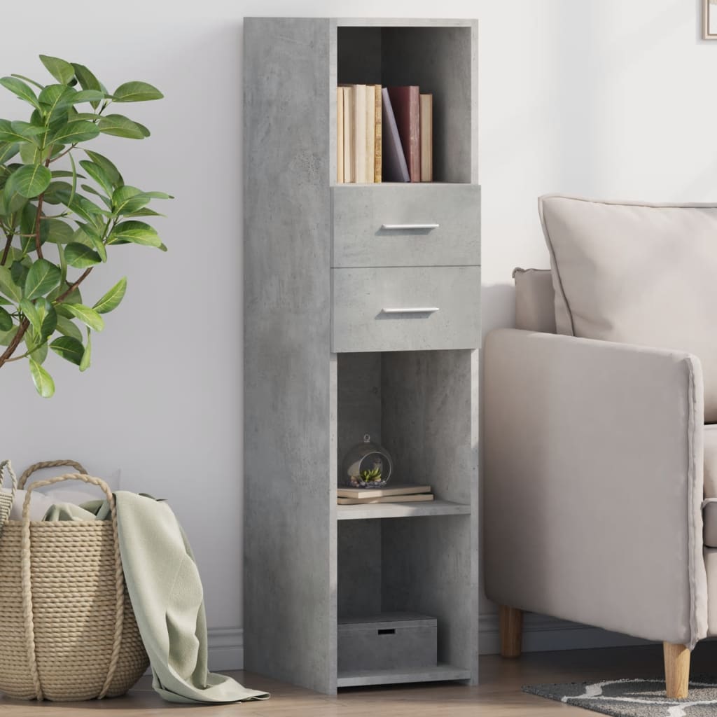 Hoge Kast 30X42,5X124 Cm Bewerkt Hout Ig
