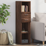 Hoge Kast 30X42,5X124 Cm Bewerkt Hout Ig
