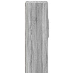 Hoge Kast 40X42,5X124 Cm Bewerkt Hout Eikenkleurig