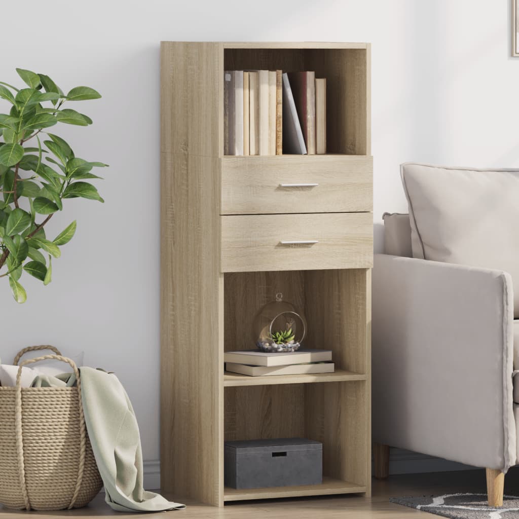 Hoge Kast 45X42,5X124 Cm Bewerkt Hout Ig