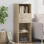 Hoge Kast 45X42,5X124 Cm Bewerkt Hout Ig