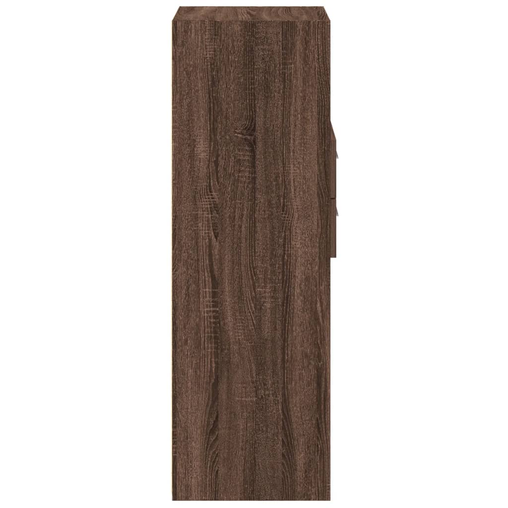 Hoge Kast 45X42,5X124 Cm Bewerkt Hout Ig