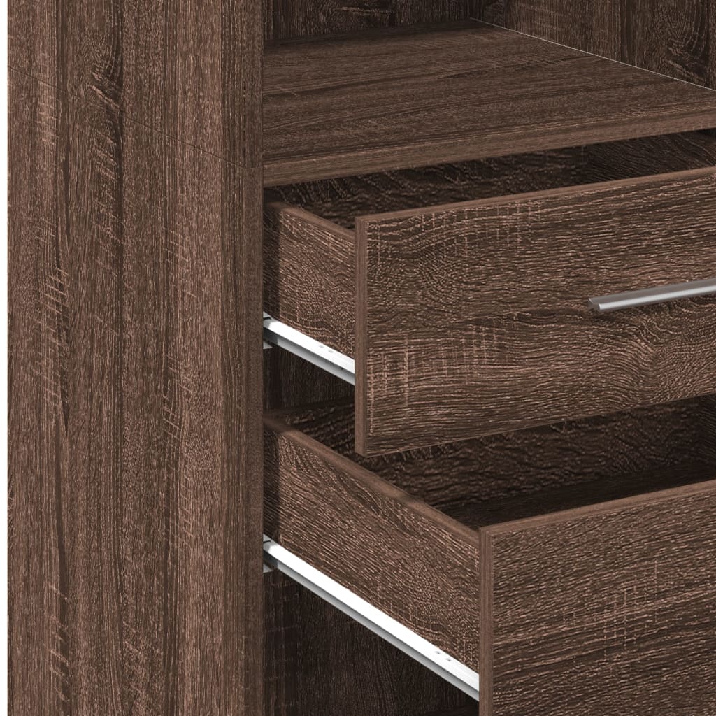 Hoge Kast 45X42,5X124 Cm Bewerkt Hout Ig