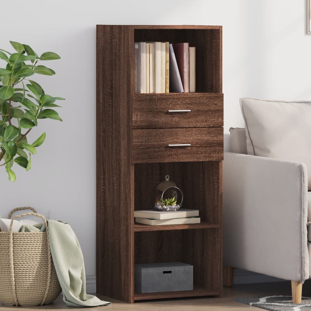 Hoge Kast 45X42,5X124 Cm Bewerkt Hout Ig