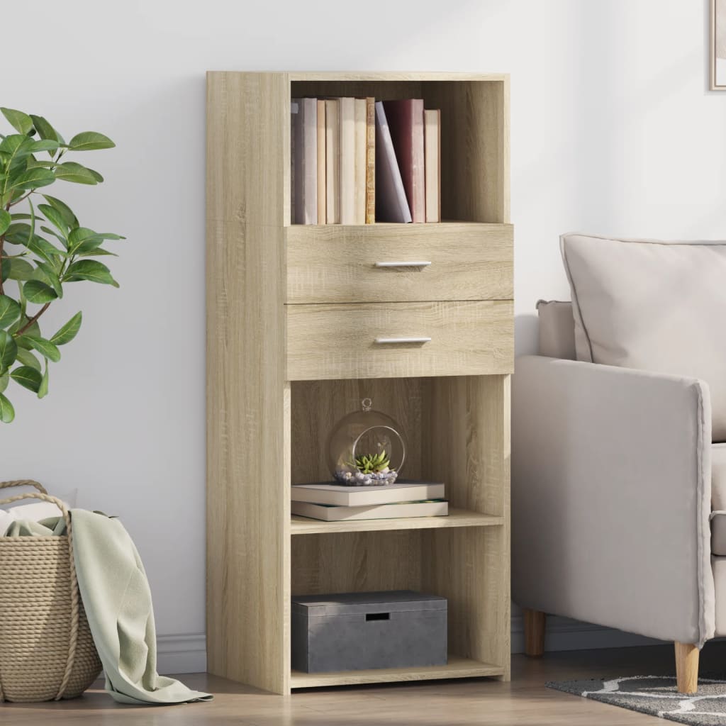 Hoge Kast 50X42,5X124 Cm Bewerkt Hout Ig