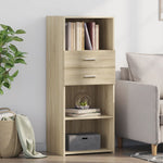 Hoge Kast 50X42,5X124 Cm Bewerkt Hout Ig