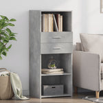 Hoge Kast 50X42,5X124 Cm Bewerkt Hout Ig