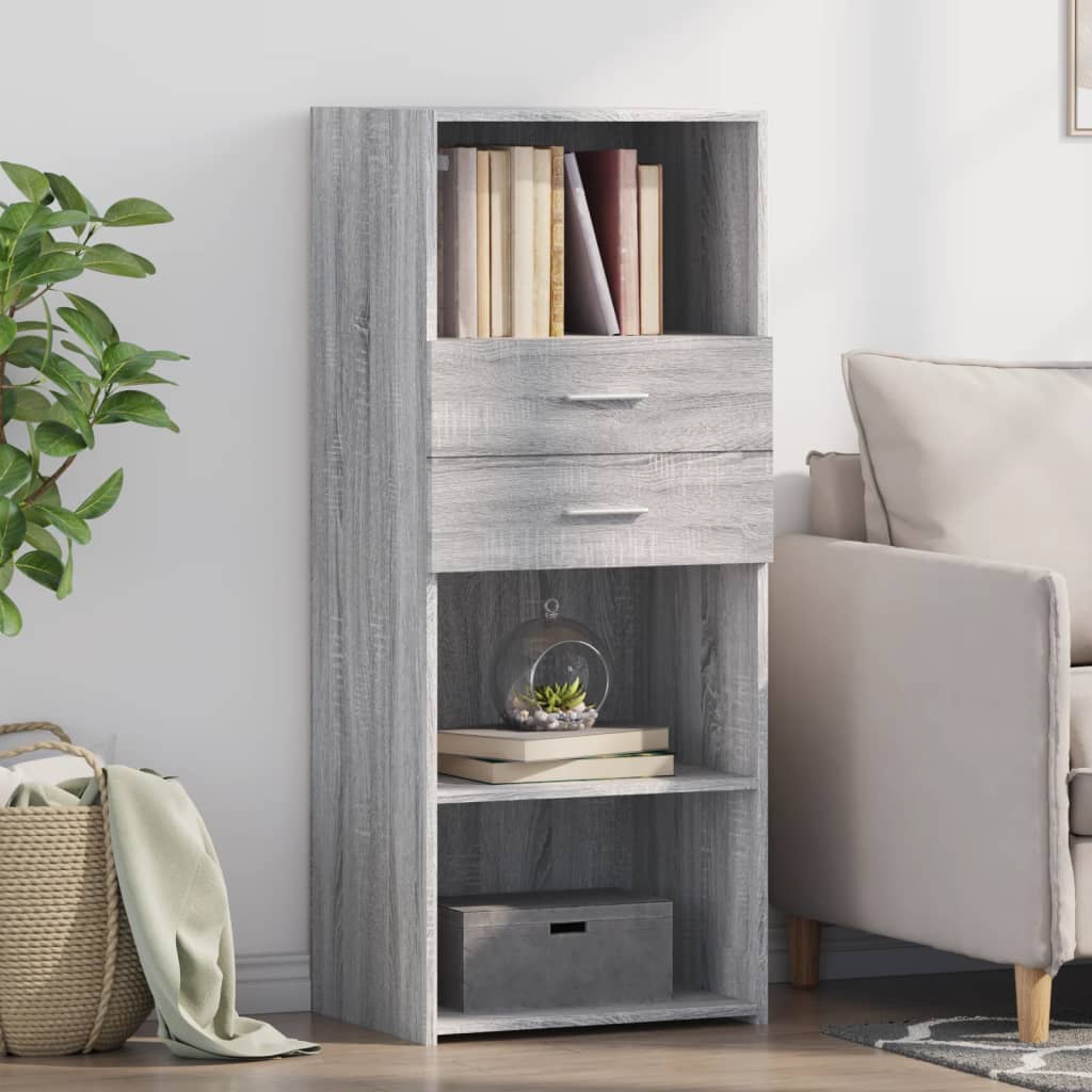 Hoge Kast 50X42,5X124 Cm Bewerkt Hout Ig
