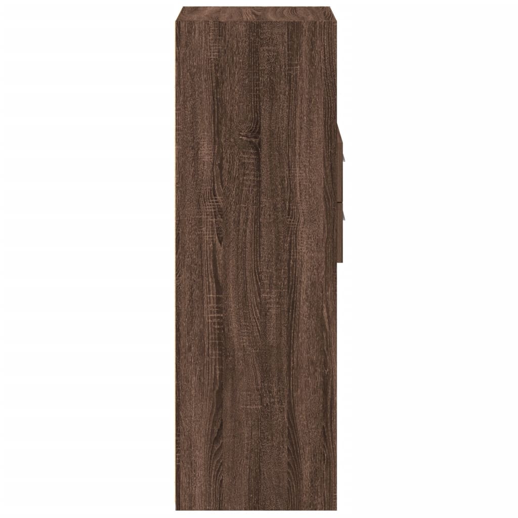 Hoge Kast 50X42,5X124 Cm Bewerkt Hout Ig