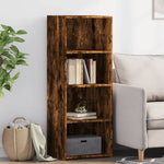 Hoge Kast 45X41X124 Cm Bewerkt Hout Eikenkleurig