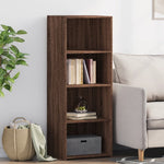 Hoge Kast 45X41X124 Cm Bewerkt Hout Eikenkleurig
