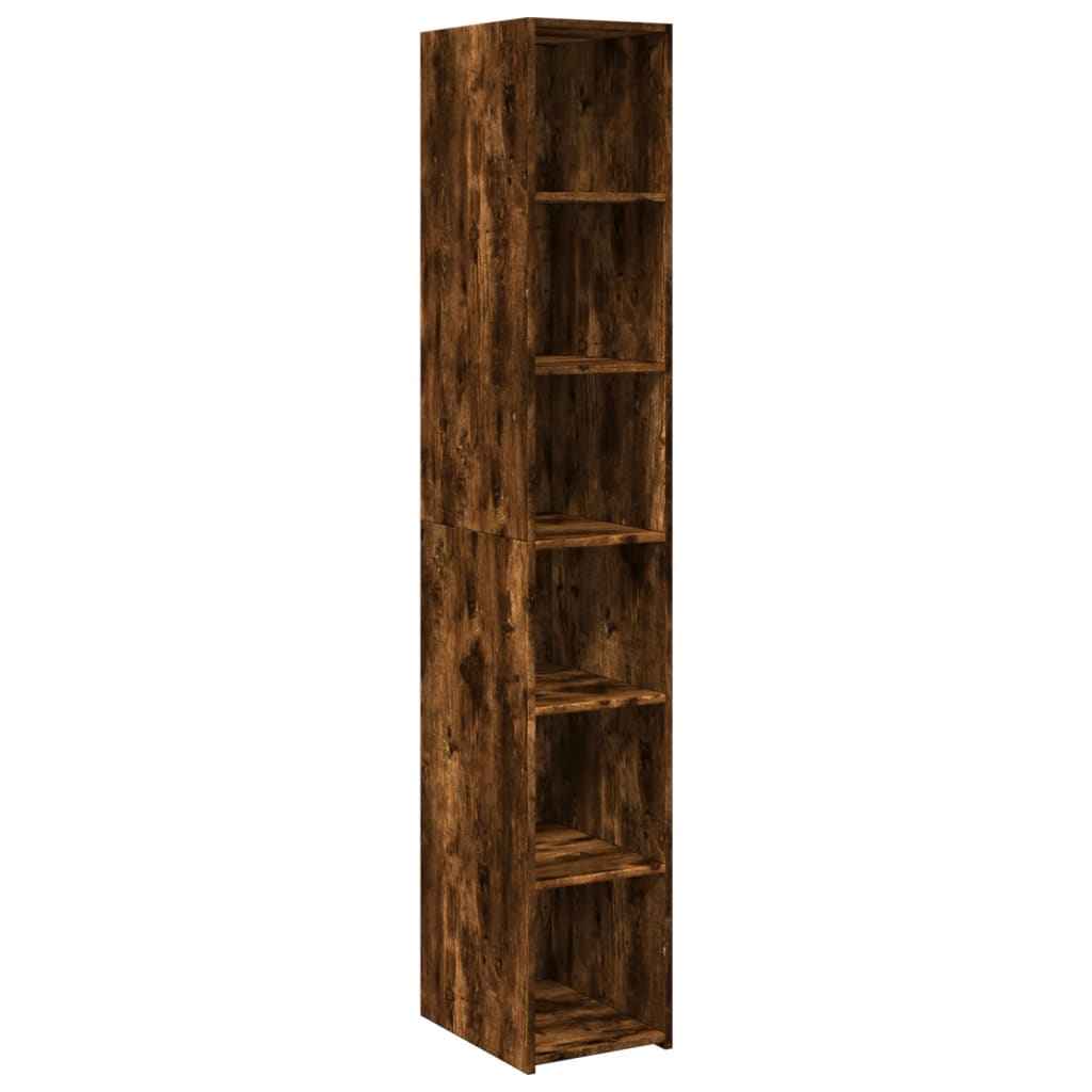 Hoge Kast 30X41X185 Cm Bewerkt Hout Kleurig