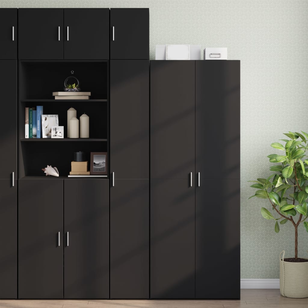 Opbergkast Smal 30X42,5X225 Cm Bewerkt Hout Eiken