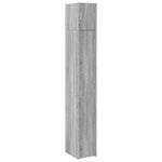 Opbergkast Smal 30X42,5X225 Cm Bewerkt Hout Eiken