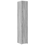 Opbergkast Smal 30X42,5X225 Cm Bewerkt Hout Eiken