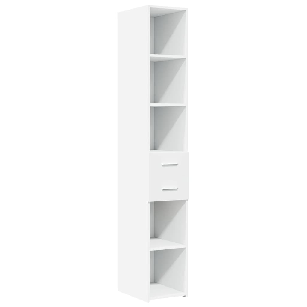 Opbergkast Smal 30X42,5X225 Cm Bewerkt Hout