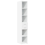 Opbergkast Smal 30X42,5X225 Cm Bewerkt Hout