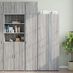 Opbergkast Smal 40X42,5X225 Cm Bewerkt Hout Ig