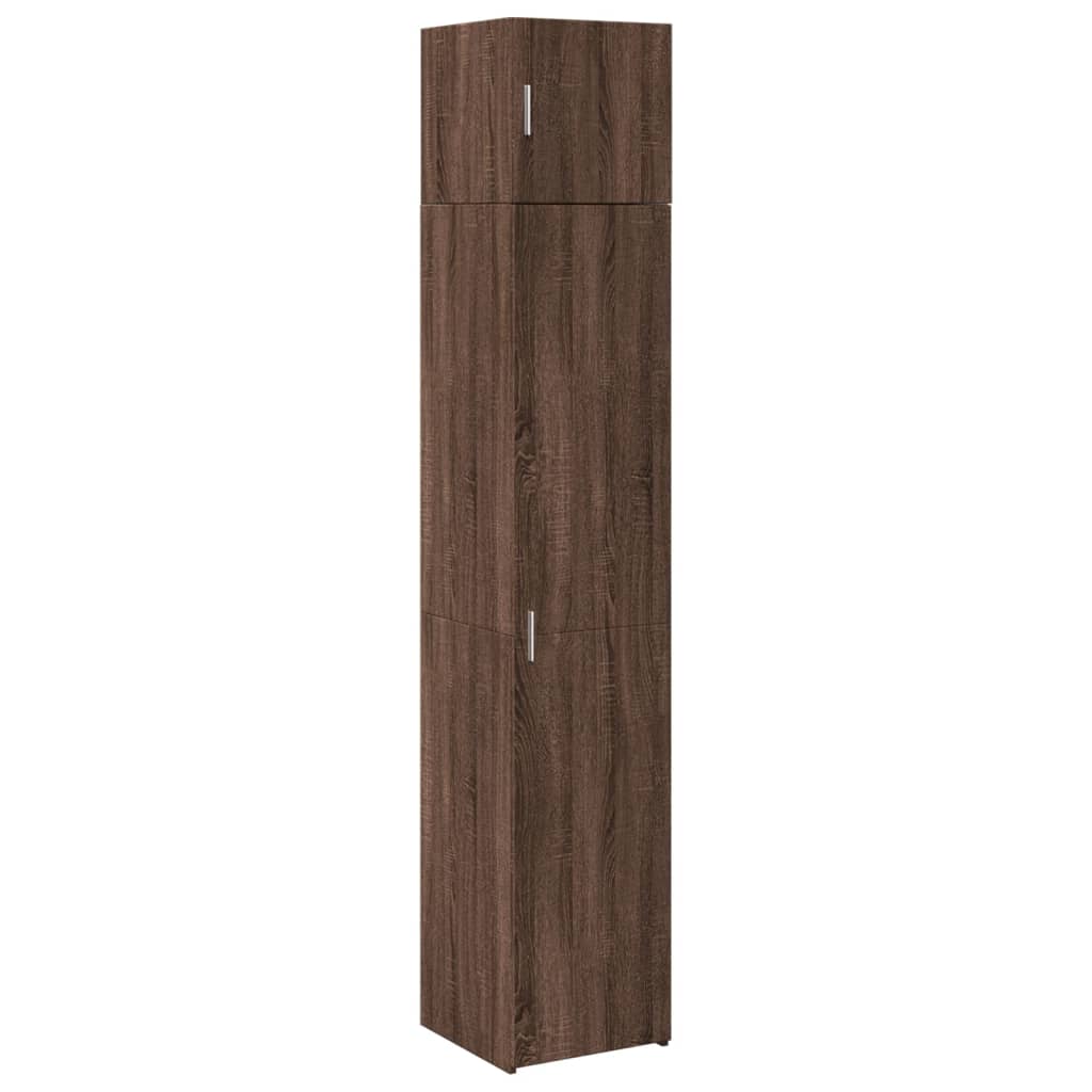 Opbergkast Smal 40X42,5X225 Cm Bewerkt Hout Ig