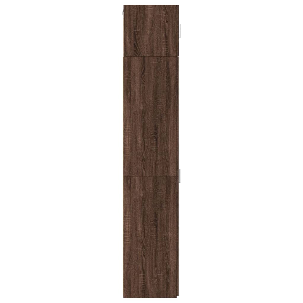 Opbergkast Smal 40X42,5X225 Cm Bewerkt Hout Ig