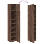Opbergkast Smal 40X42,5X225 Cm Bewerkt Hout Ig