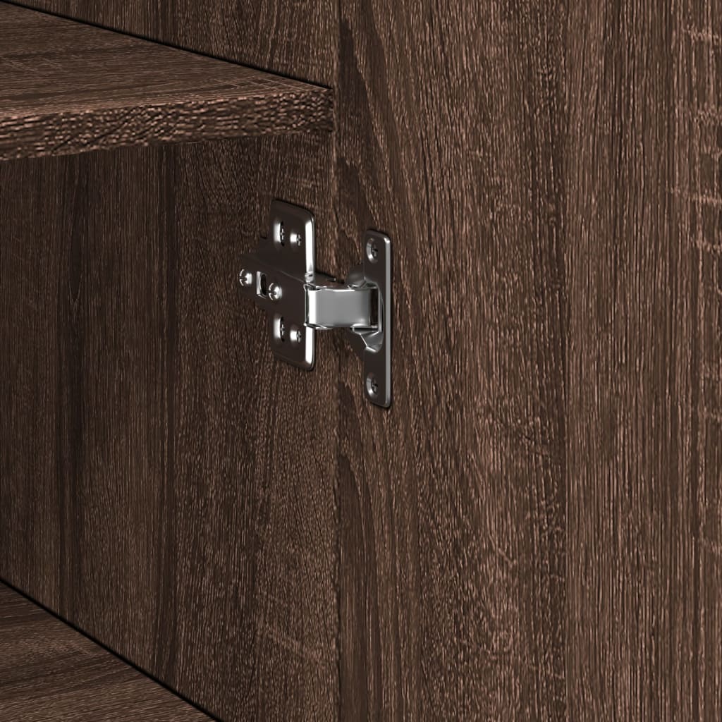 Opbergkast Smal 40X42,5X225 Cm Bewerkt Hout Ig