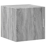Opbergkast Smal 40X42,5X225 Cm Bewerkt Hout Eiken