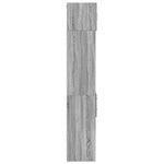 Opbergkast Smal 40X42,5X225 Cm Bewerkt Hout Eiken