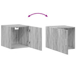 Opbergkast Smal 40X42,5X225 Cm Bewerkt Hout Eiken
