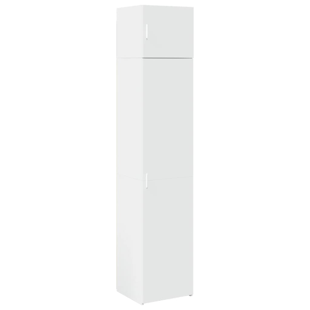 Opbergkast Smal 45X42,5X225 Cm Bewerkt Hout