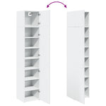 Opbergkast Smal 45X42,5X225 Cm Bewerkt Hout