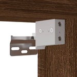 Opbergkast Smal 45X42,5X225 Cm Bewerkt Hout