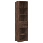Opbergkast Smal 45X42,5X225 Cm Bewerkt Hout