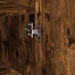 Opbergkast Smal 50X42,5X225 Cm Bewerkt Hout Kleur