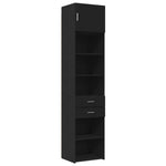 Opbergkast Smal 50X42,5X225 Cm Bewerkt Hout