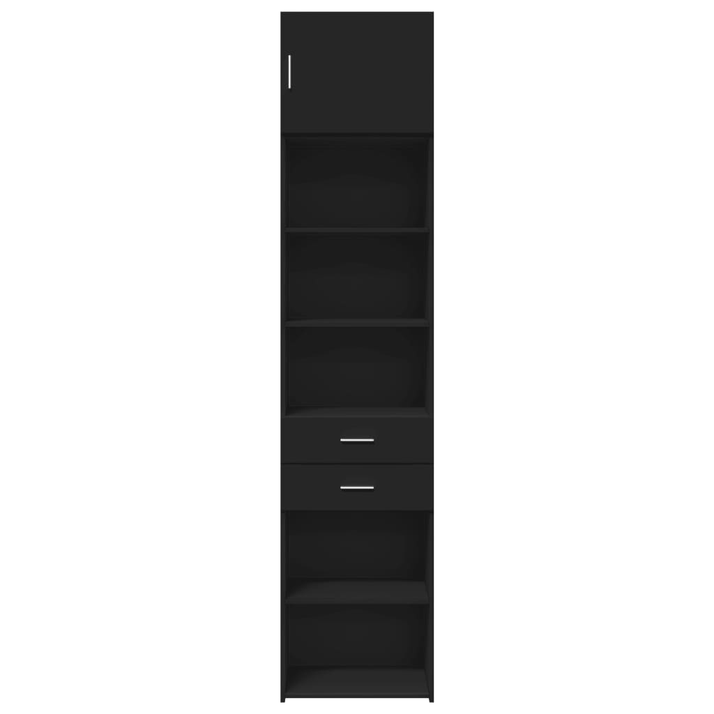 Opbergkast Smal 50X42,5X225 Cm Bewerkt Hout