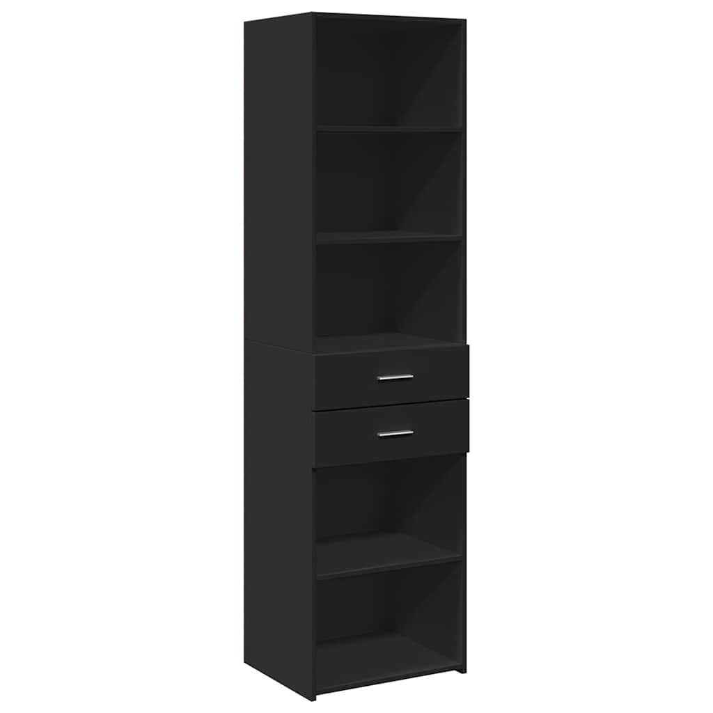 Opbergkast Smal 50X42,5X225 Cm Bewerkt Hout