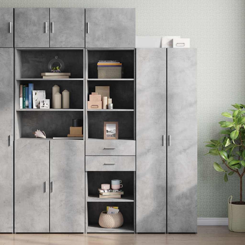 Opbergkast Smal 50X42,5X225 Cm Bewerkt Hout