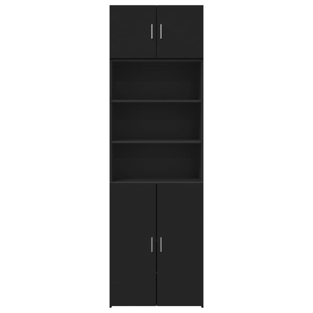 Opbergkast 70X42,5X225 Cm Bewerkt Hout