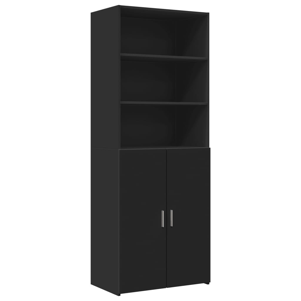 Opbergkast 70X42,5X225 Cm Bewerkt Hout